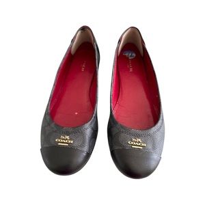 Coach Black Ballet Flats
